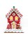 Christmas Gingerbread Snowy House with Gingerbread Man. Wizardi Festive Decoration F07-N2-22-A2561